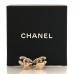 Crystal Pearl Heart CC Drop Earrings Pink Gold