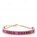 Resin Logo Choker Pink Black