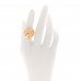 18K Yellow Gold Sous Le Signe Du Lion Ring 50 5.25