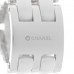 18k White Gold Diamond Ceramic Large Ultra Ring 50 5.5 White