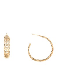 CC Hoop Earrings Gold