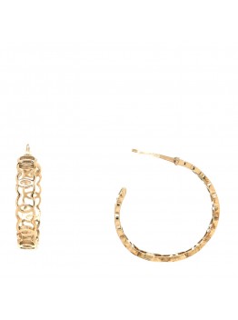 CC Hoop Earrings Gold