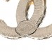Crystal CC Earrings Silver
