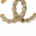 Twisted CC Earrings Light Gold