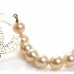 Pearl CC Double Strand Belt  Gold