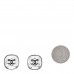 Crystal CC Clip On Earrings Silver