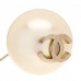 Pearl CC Chain Drop Earrings Gold