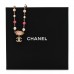 Crystal Pearl Bead CC Choker Gold Pink