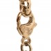 Pearl Crystal CC Bow Bracelet Gold