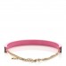Resin Logo Choker Pink Black