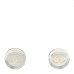 Mirror Resin CC Earrings Silver