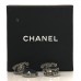 Ruthenium Crystal CC Drop Earrings Black Blue