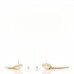Pearl CC Tags Drop Earrings Gold