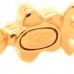 Metal Strass Crystal Star CC Hoop Earrings Gold