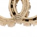 Crystal Pearl CC Dazzling Domino Earrings Gold