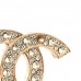 Crystal CC Earrings Light Gold