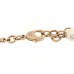 Enamel Pearl CC Bracelet Gold Red Black