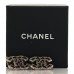 Metal Lambskin Crystal CC Chain Drop Earrings Black Gold Pink Multicolor