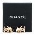 Metal Crystal Pearl CC Star Earrings Gold Pearly White