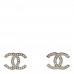 Crystal CC Earrings Silver