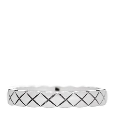 18K White Gold Mini Coco Crush Ring 54 6.75