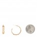 CC Hoop Earrings Gold