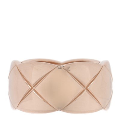 18K Beige Gold Large Coco Crush Ring 55 7.25