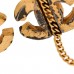 Crystal CC Chain Bracelet Gold