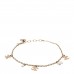 Pearl CC Chain Anklet Gold