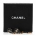 Enamel CC Clover Drop Earrings Black Gold