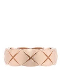 18K Beige Gold Small Coco Crush Ring 52 6