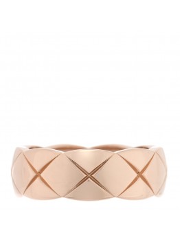 18K Beige Gold Small Coco Crush Ring 52 6