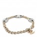 Crystal CC Chain Bracelet Gold Silver