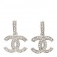 Crystal Palais Garnier CC Drop Earrings Silver