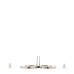 Crystal CC Round Earrings Silver