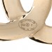Metal CC Heart Coco In Love Hoop Earrings Gold