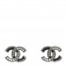 Ruthenium Crystal CC Earrings Black
