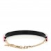 Resin Logo Choker Pink Black