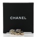 Crystal CC Teardrop Earrings Gold Black