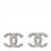 Crystal CC Earrings Silver