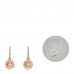 18K Rose Gold Diamond Extrait de Camelia Drop Earrings