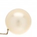 Pearl CC Chain Drop Earrings Gold