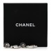 Baguette Crystal CC Drop Earrings Silver