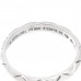 Platinum Mini Coco Crush Ring 49 4.75