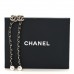 Lambskin Chain Crystal Pearl CC Drop Earrings Gold
