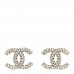 Crystal CC Earrings Silver