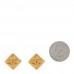 CC Clip On Earrings Gold