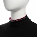 Resin Logo Choker Pink Black