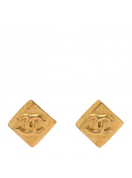 CC Clip On Earrings Gold