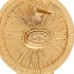 Pearl CC Tags Drop Earrings Gold